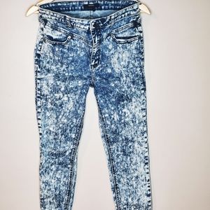 Acid Wash Skinny Jeans